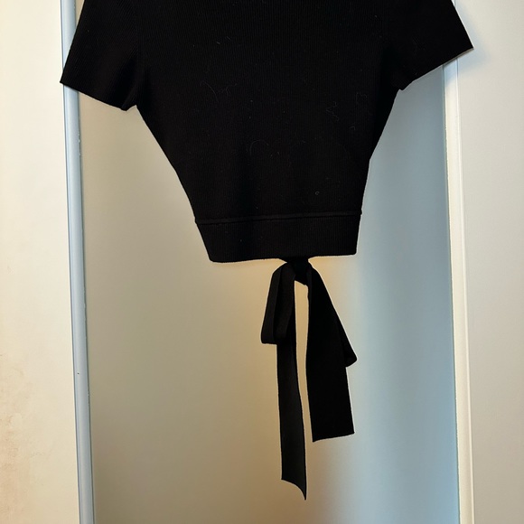Aritzia Wilfred All Tied Up Sweater in Black - Picture 7 of 7